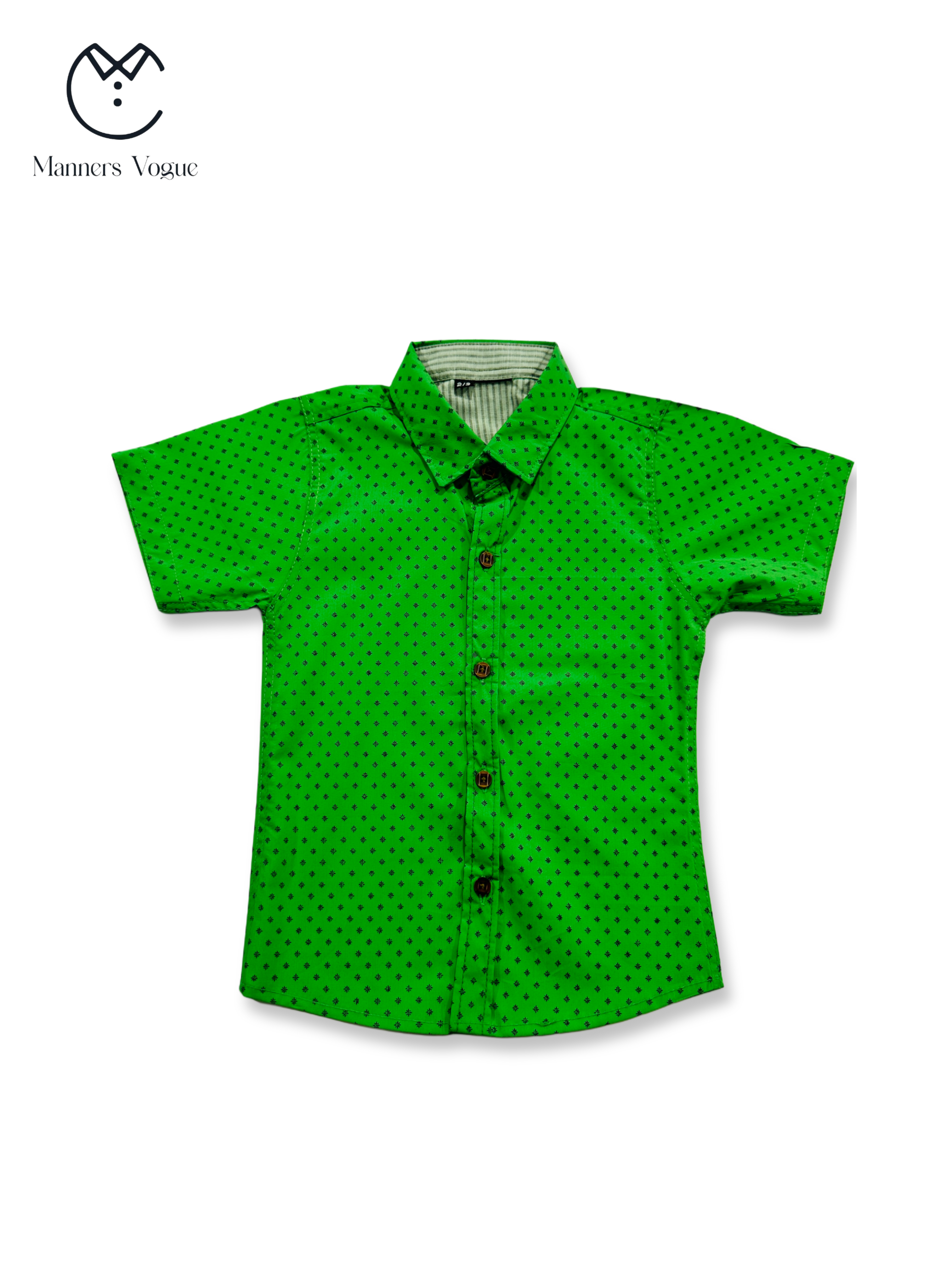The Zesty Green Boys' Summer Shirt